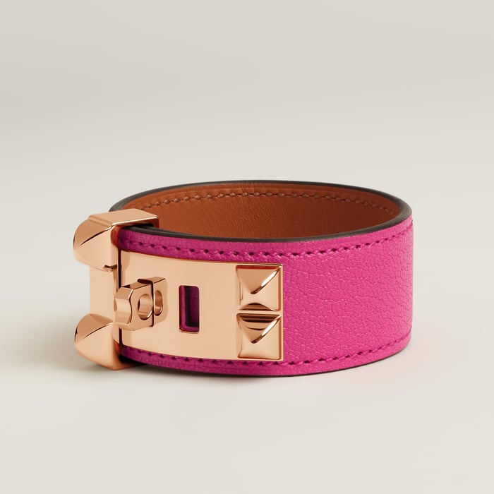 Rose Shocking Collier De Chien 24 Bracelet