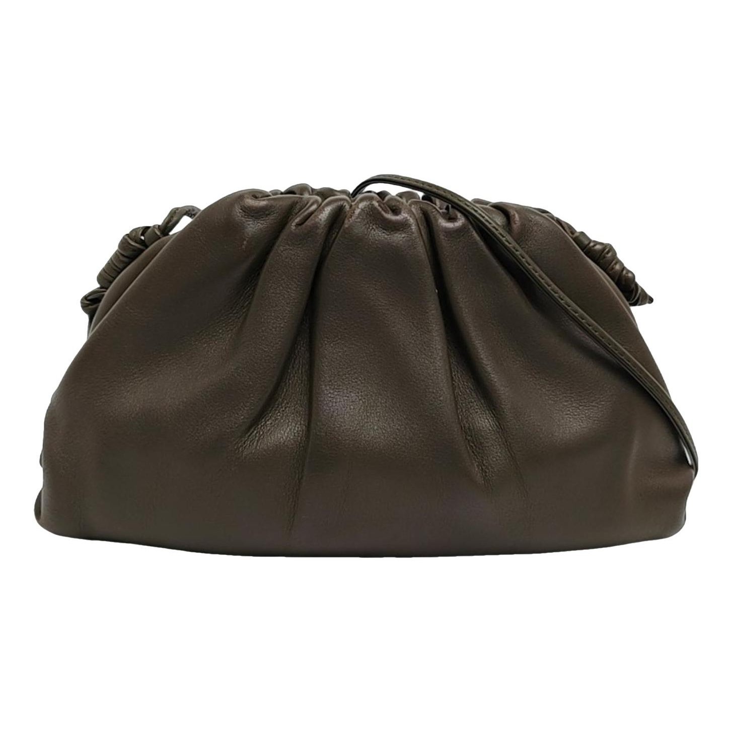 Pouch leather crossbody bag