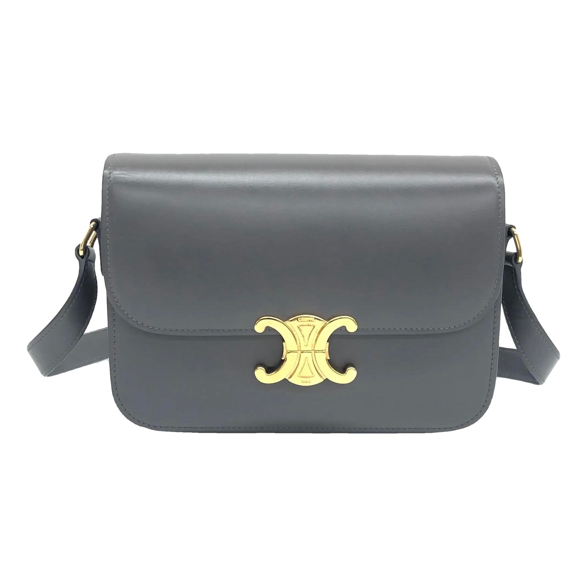 Triomphe leather handbag