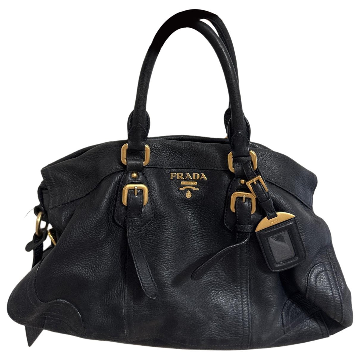 Madras leather handbag
