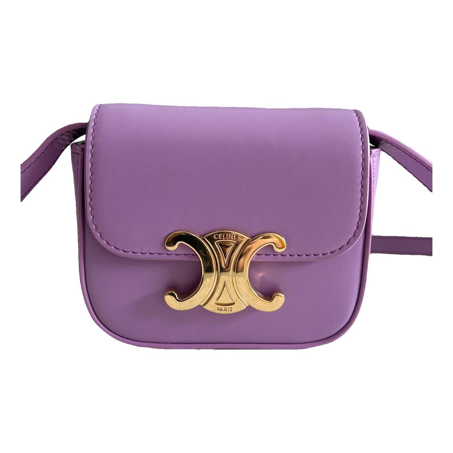 Triomphe leather handbag