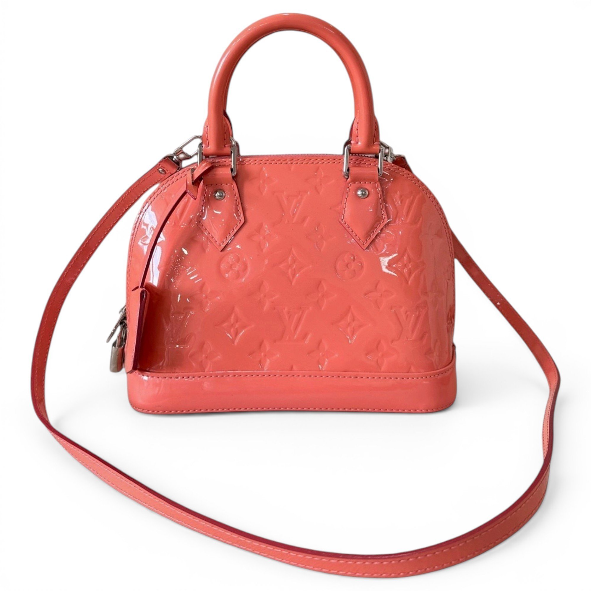 Alma BB patent leather handbag