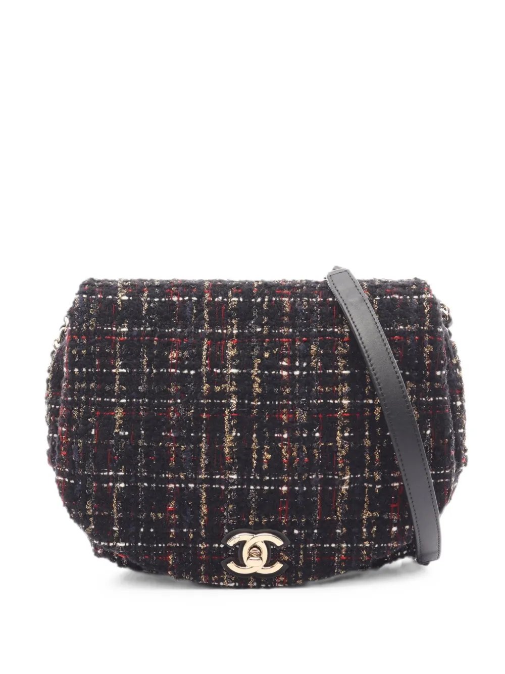 2019 Coco Mark tweed shoulder bag