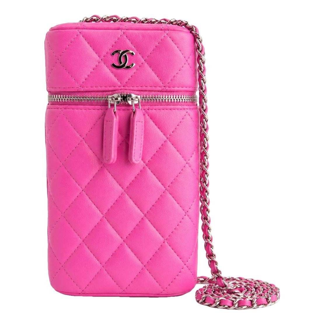 Vanity leather handbag