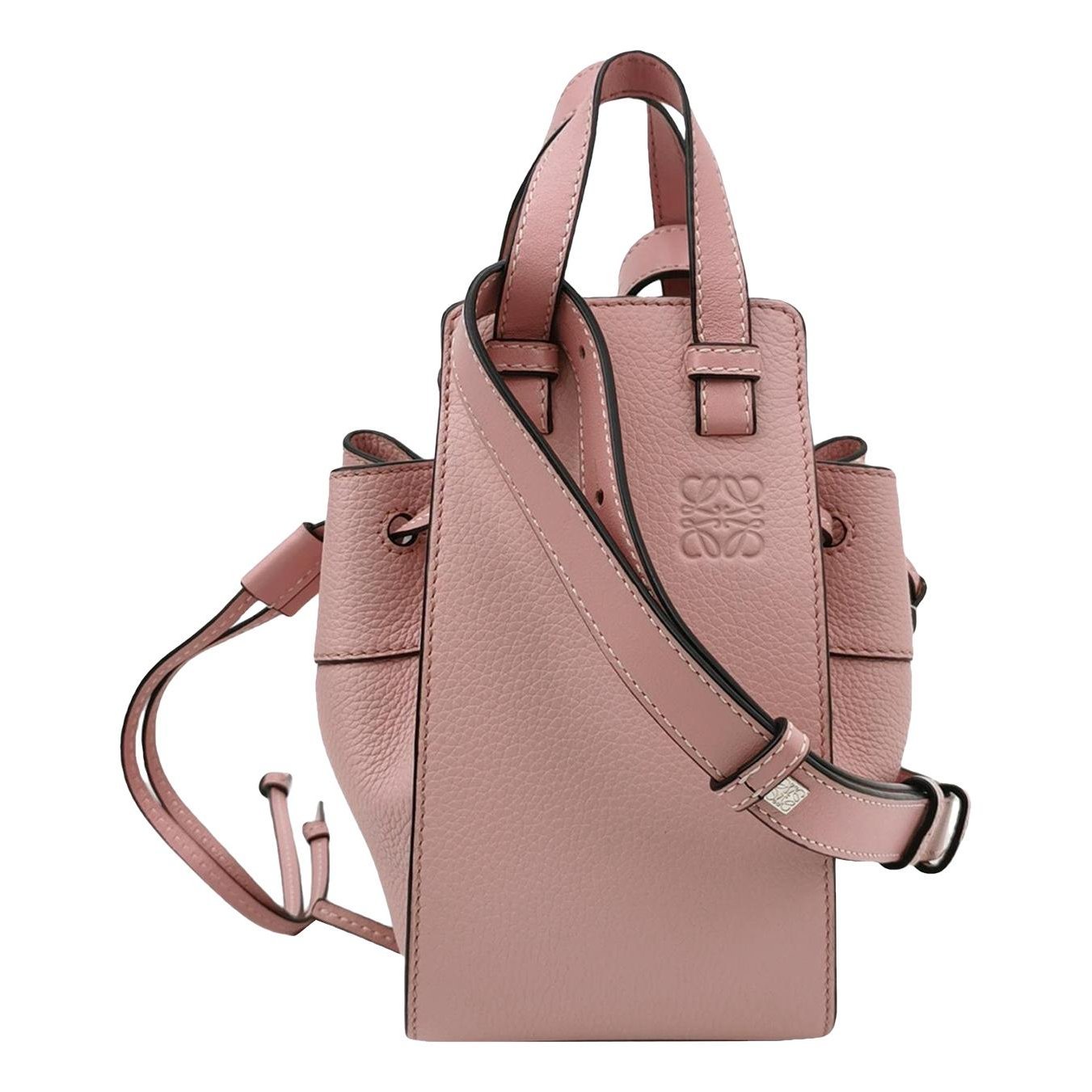 Hammock leather handbag