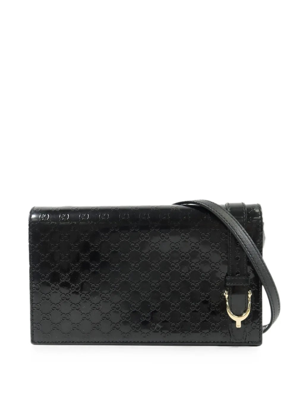 Microguccissima wallet on chain shoulder bag