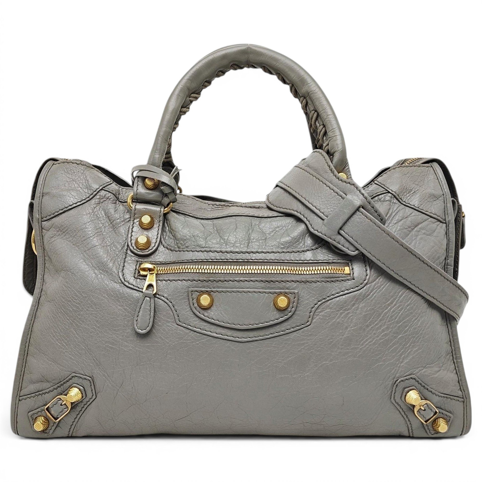 Leather handbag
