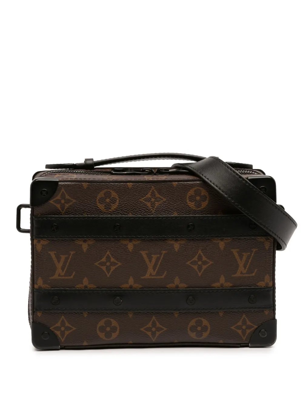 2021-2026 Monogram Macassar Handle Soft Trunk satchel