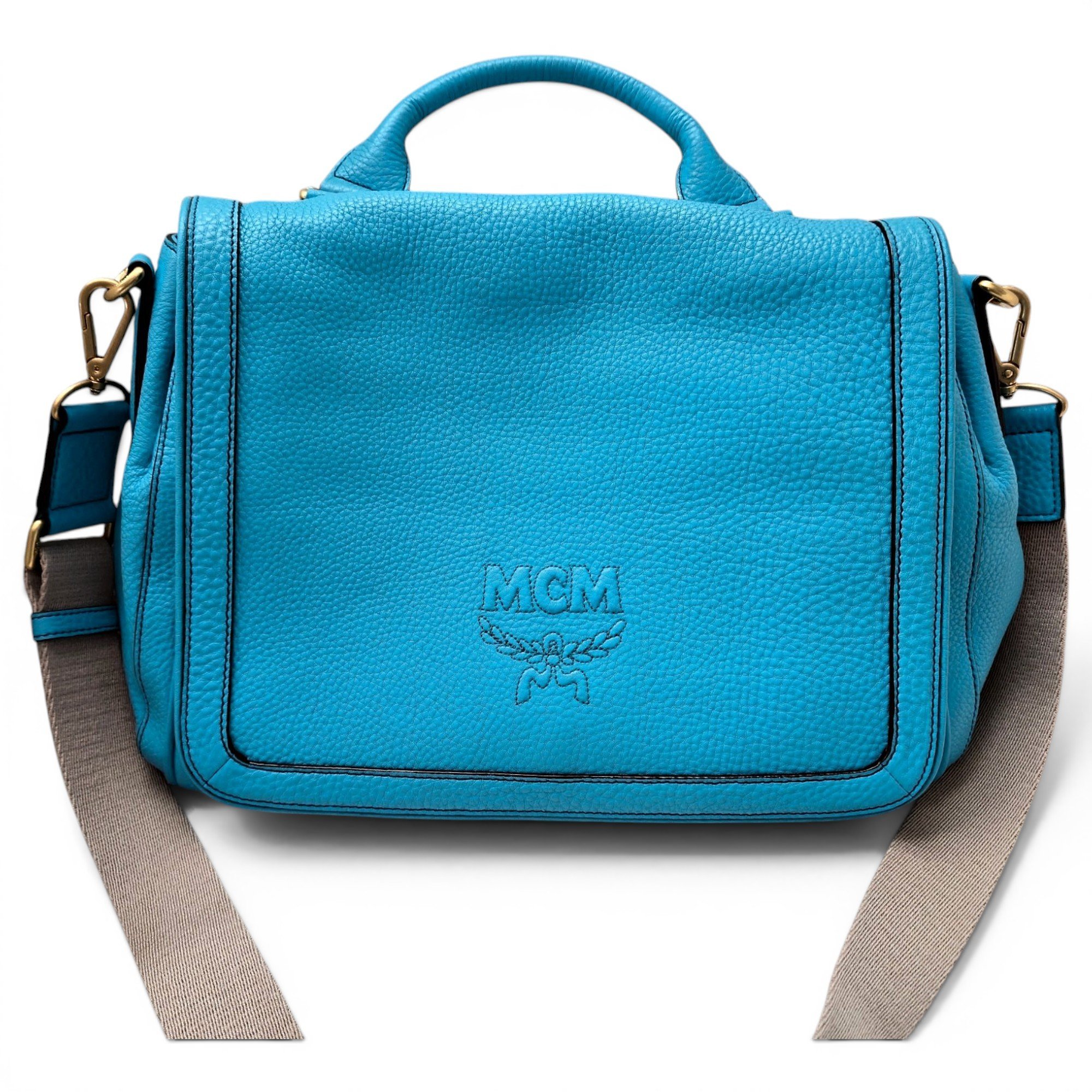 Leather crossbody bag