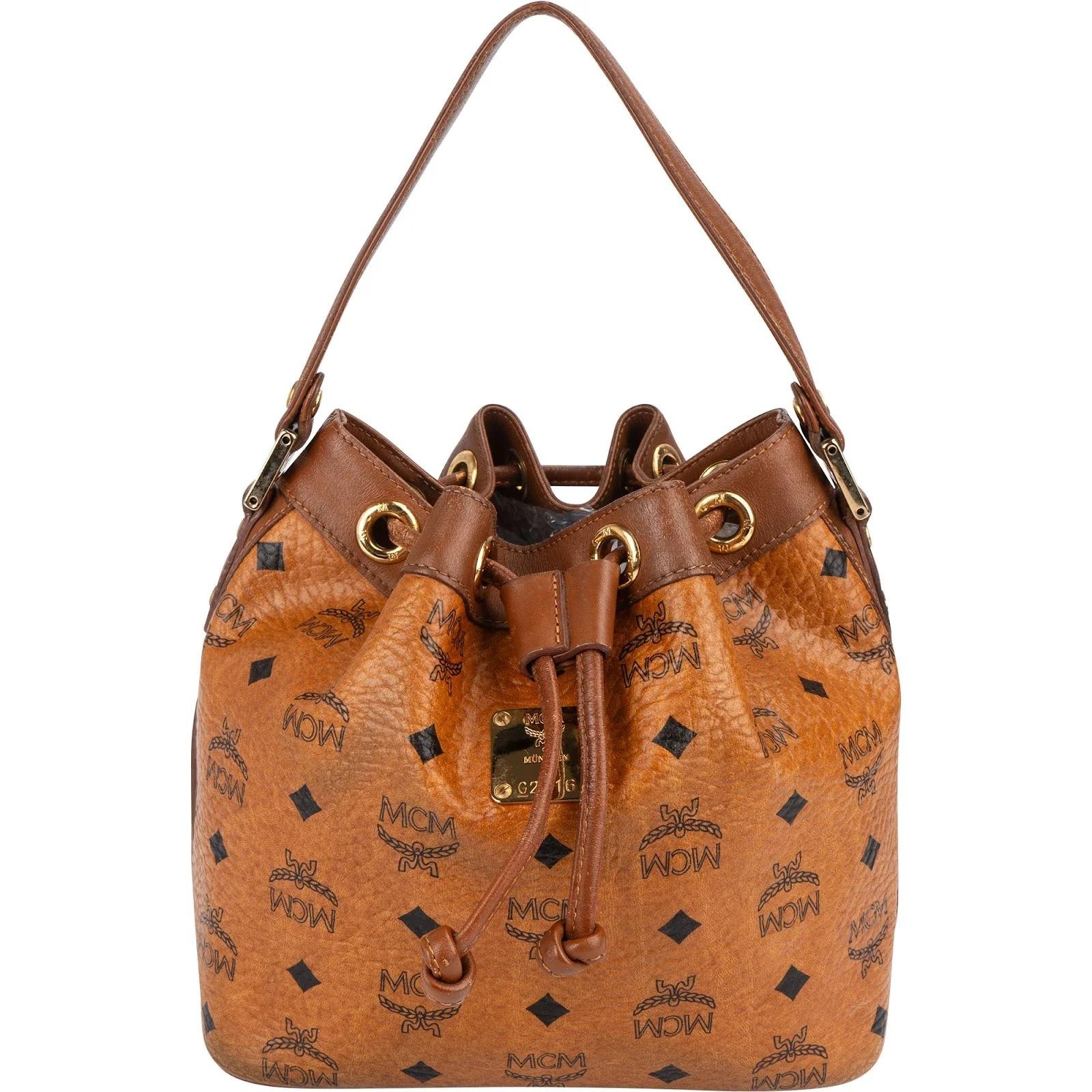 Heritage Drawstring leather handbag