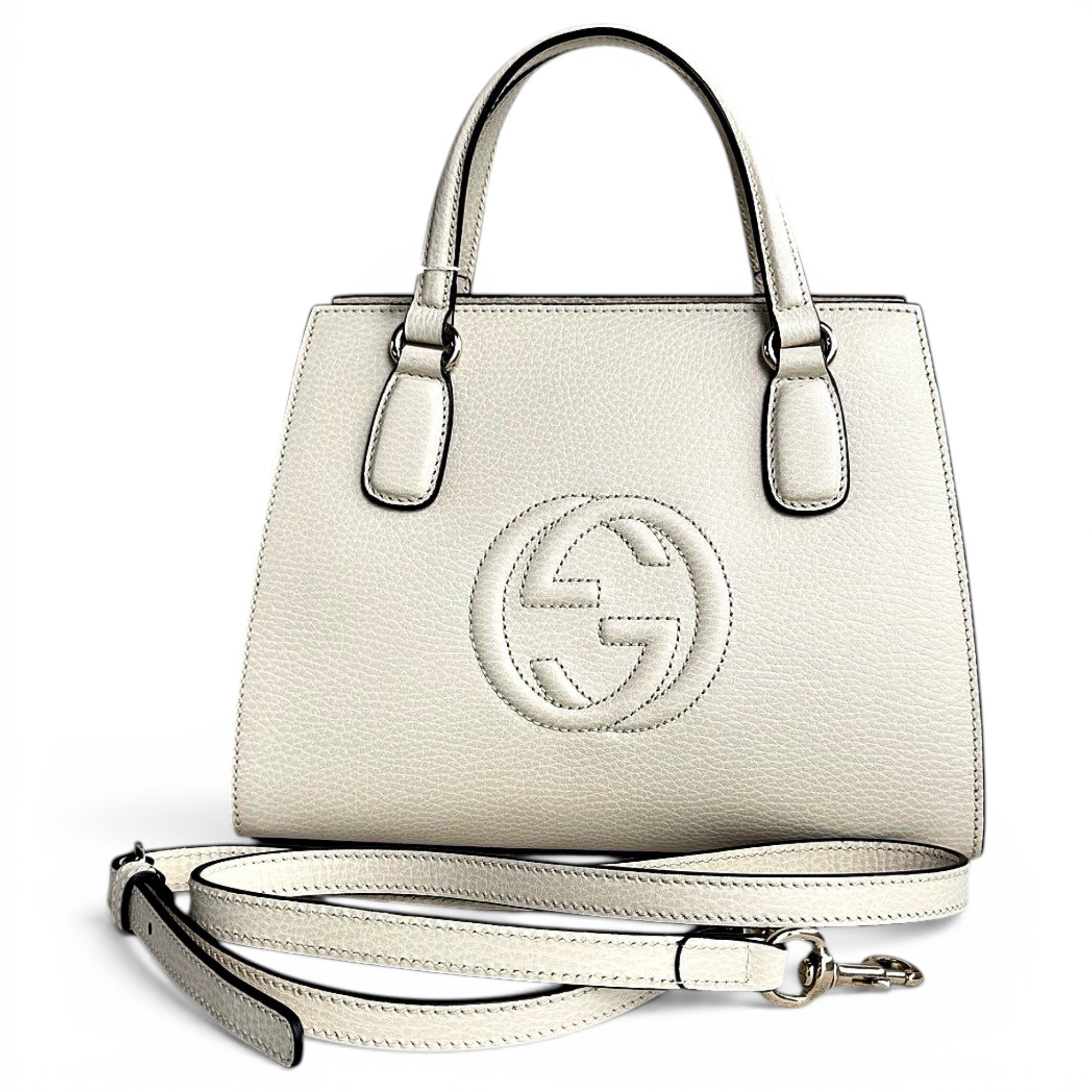 Leather handbag