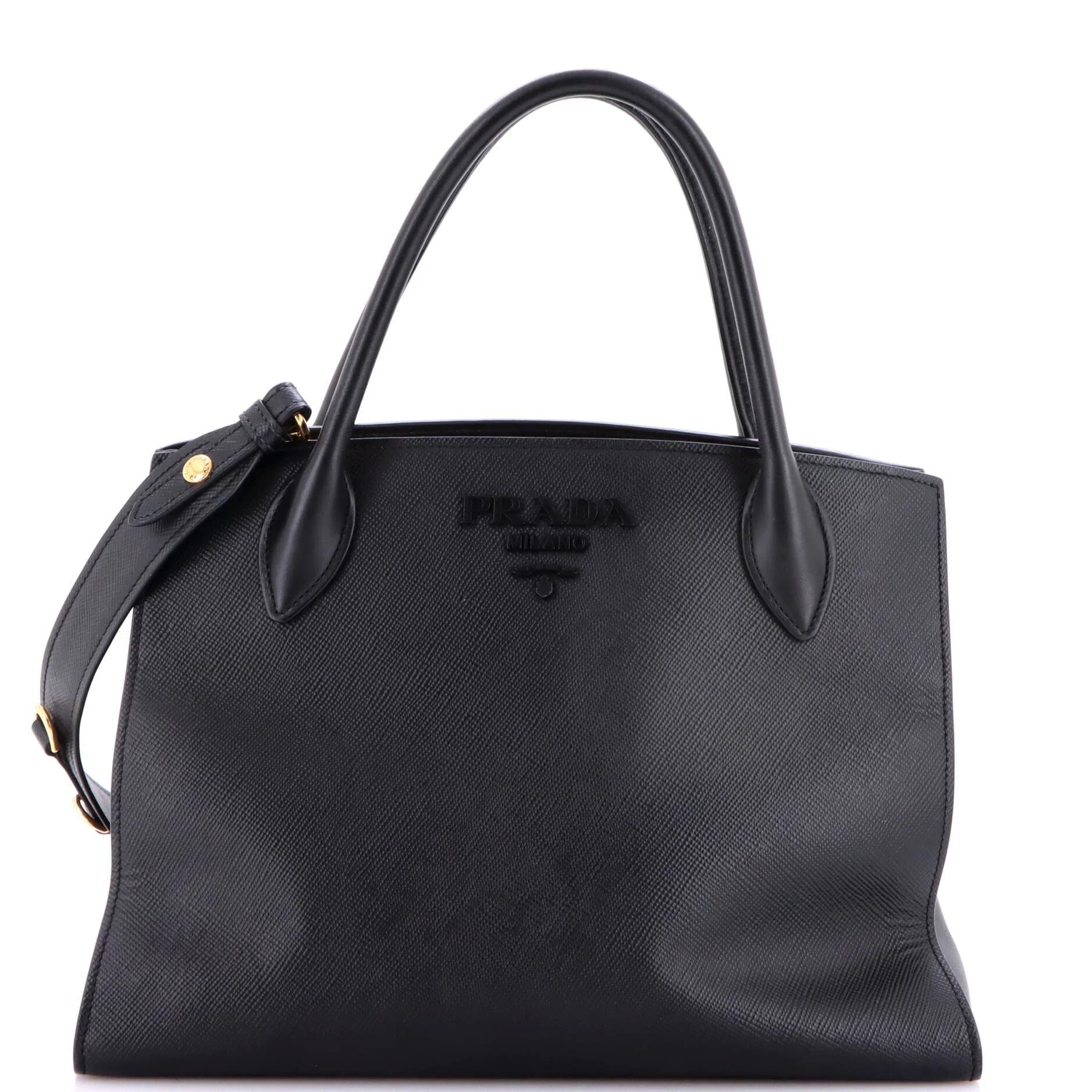 Leather tote