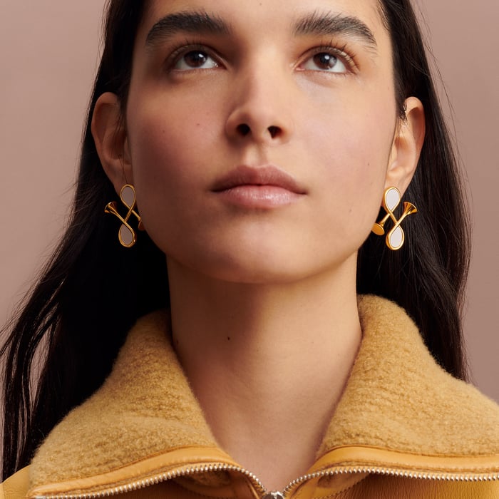 Ombre Cor H Earrings