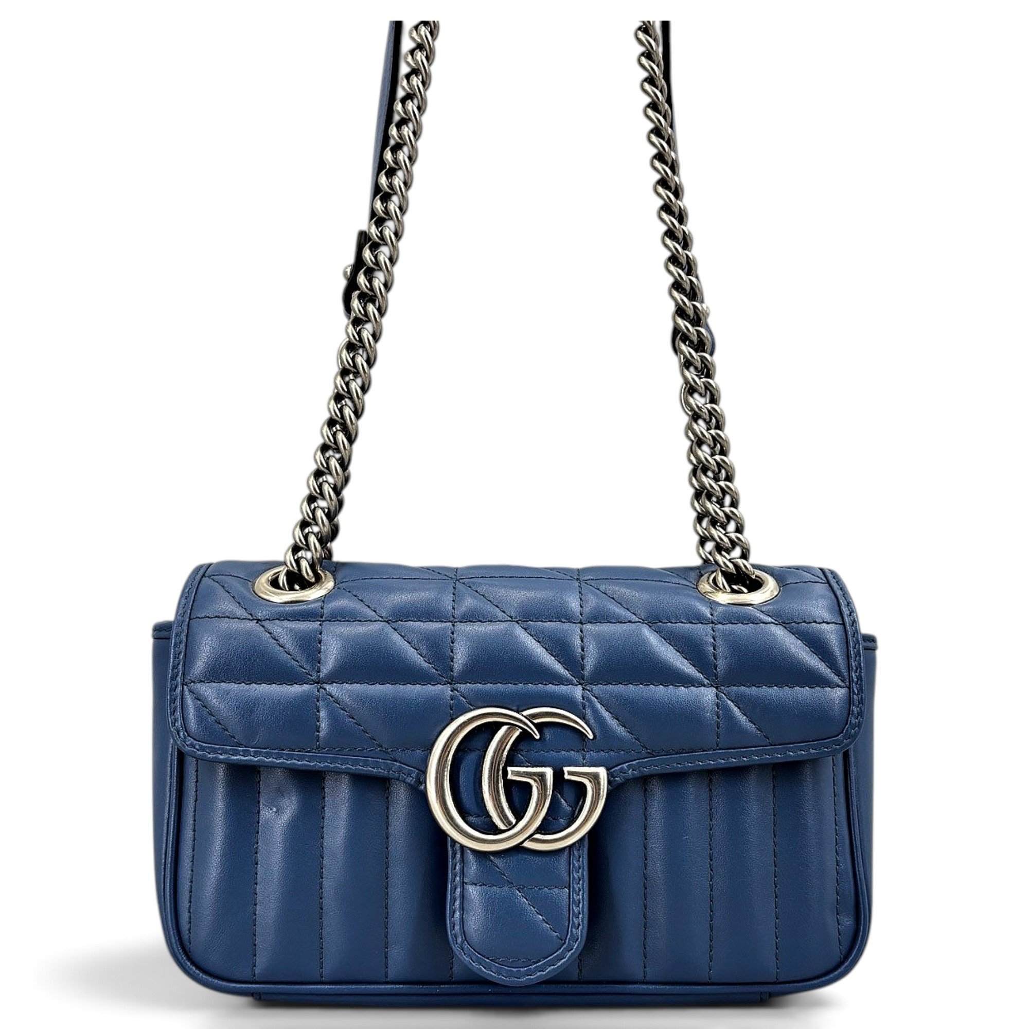 GG Marmont Flap leather handbag
