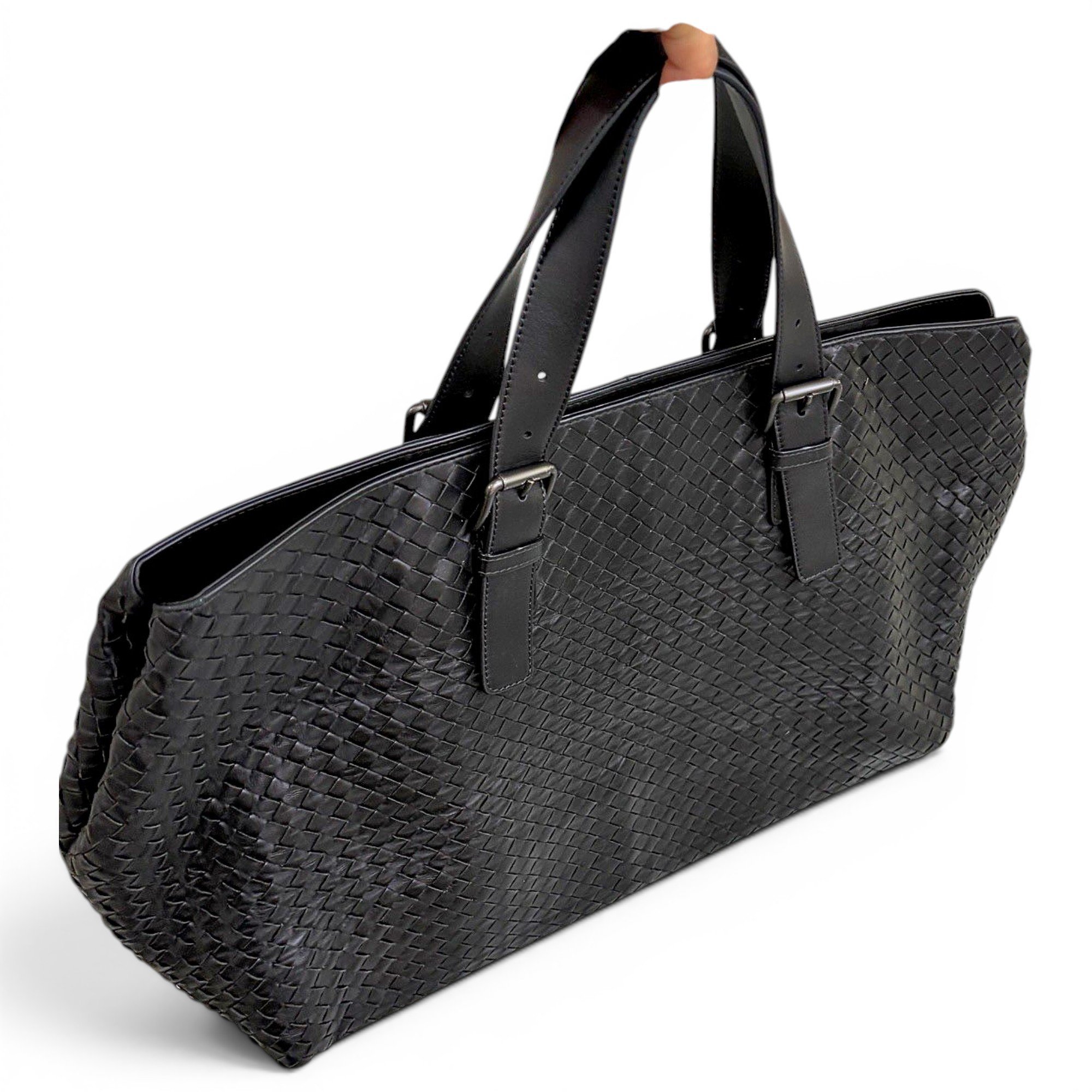 Fourre-Tout leather handbag