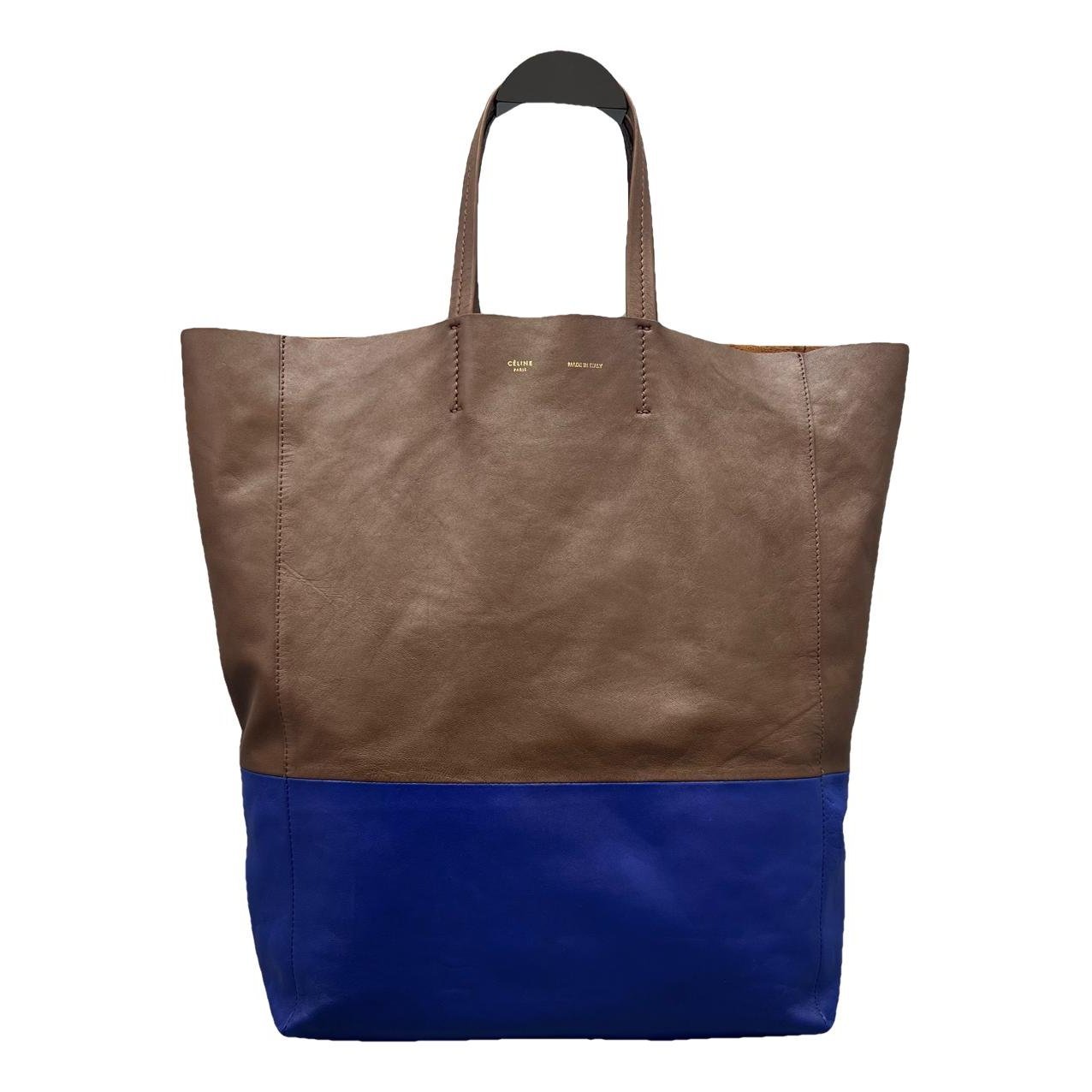 Cabas leather handbag