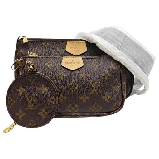 Maxi Multi Pochette Accessoires leather handbag