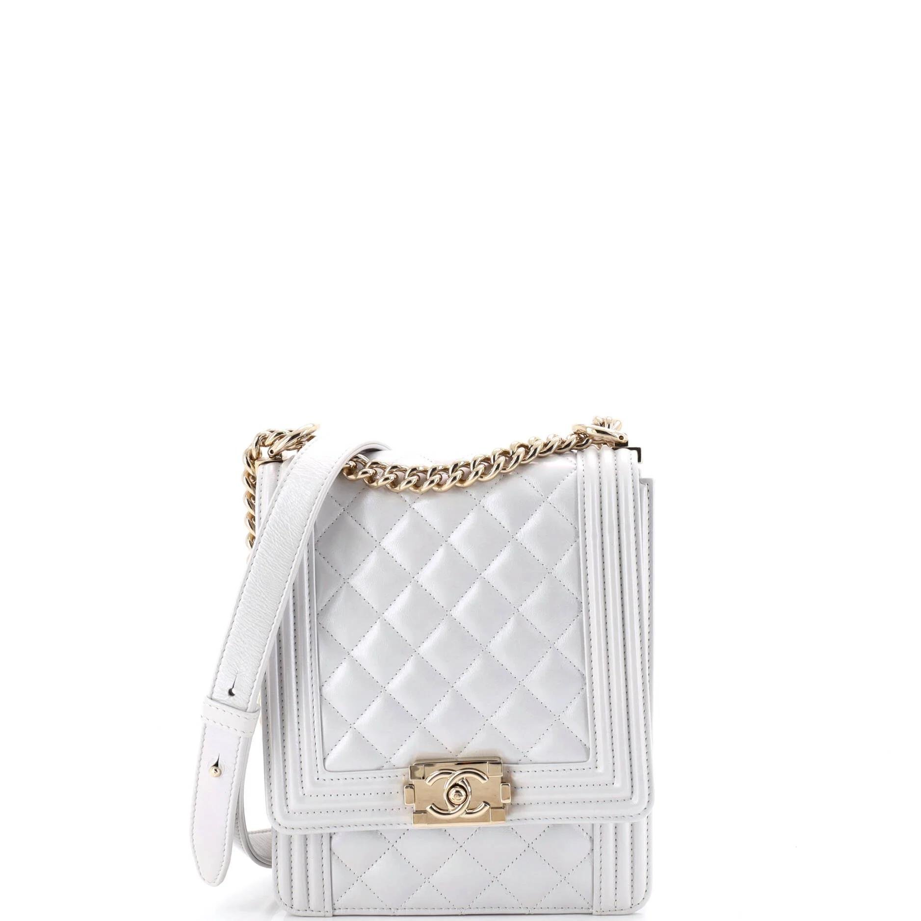 North South Boy leather crossbody bag