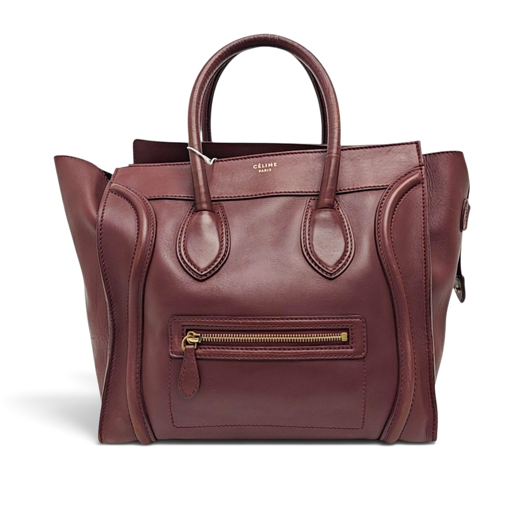 Luggage leather handbag