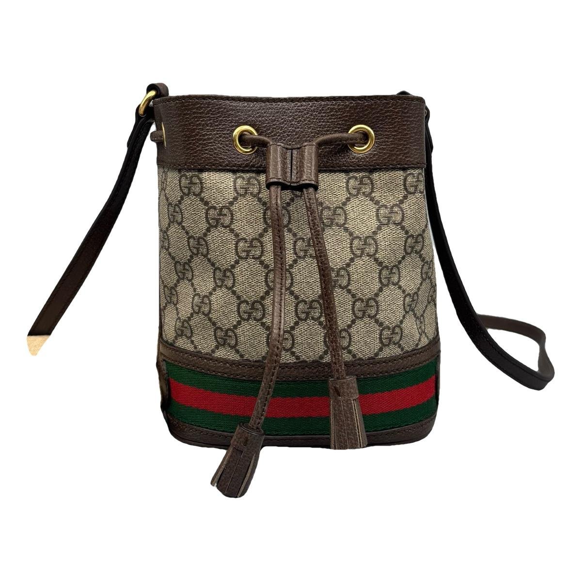 Ophidia Bucket leather handbag