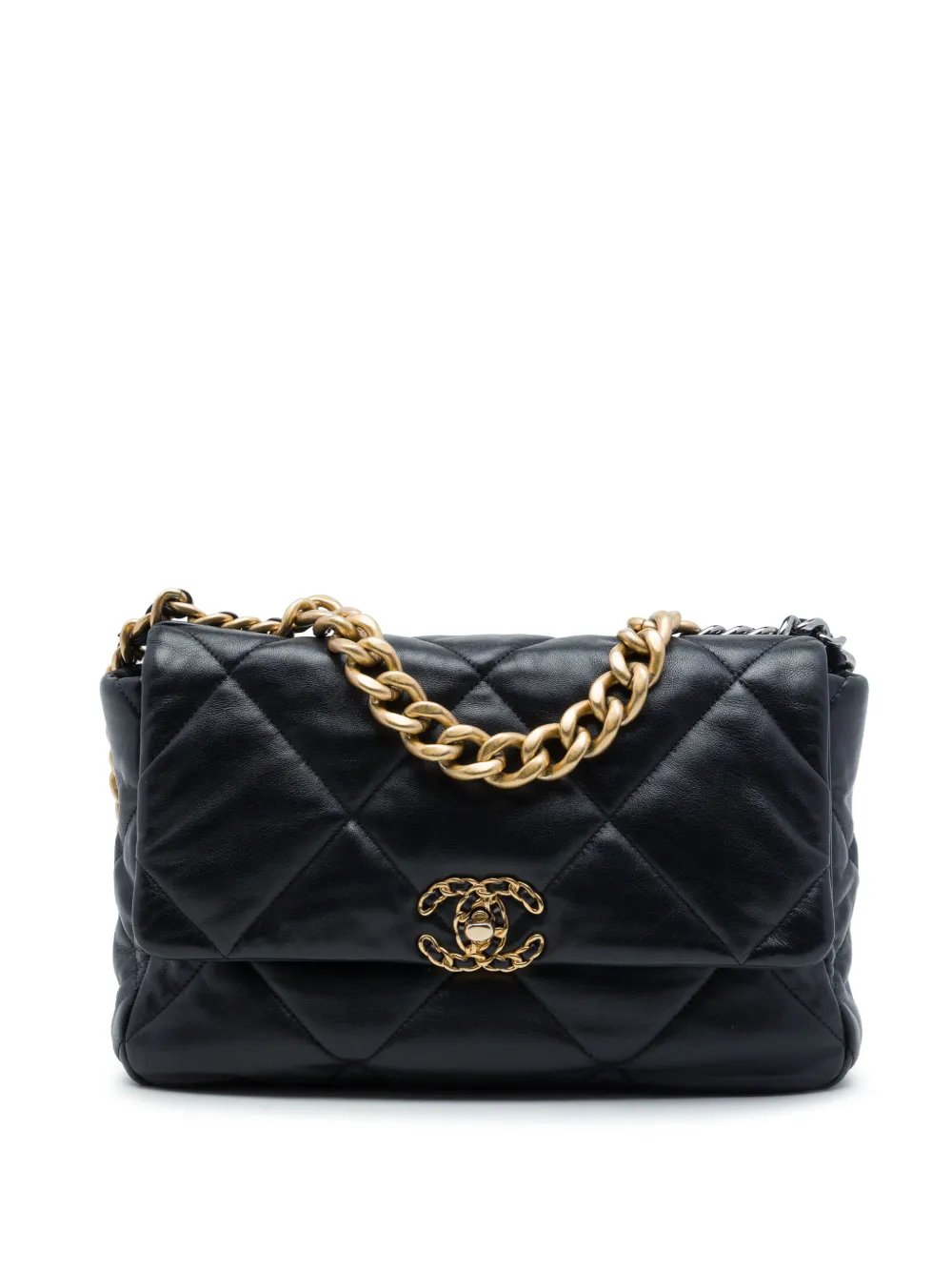 2020 Large Lambskin 19 Flap satchel