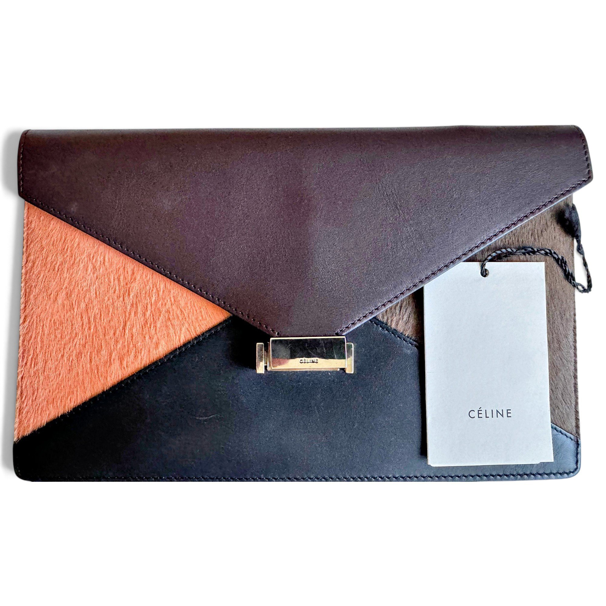 Diamond Clutch leather clutch bag