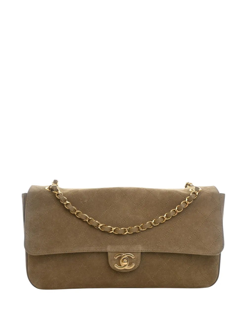2021-2026 Small Quilted Suede Souplissimo Maxi Flap shoulder bag