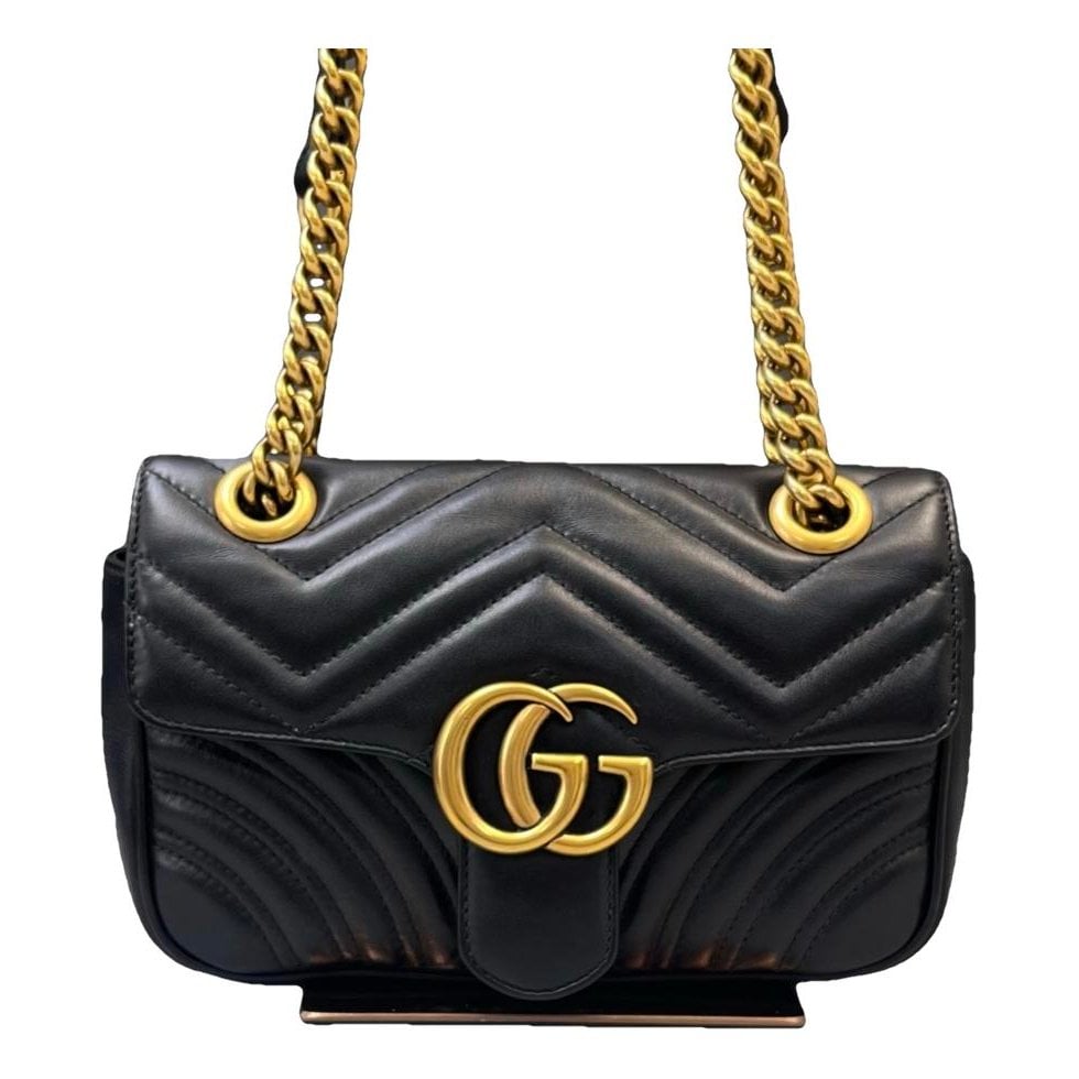 GG Marmont Flap leather handbag