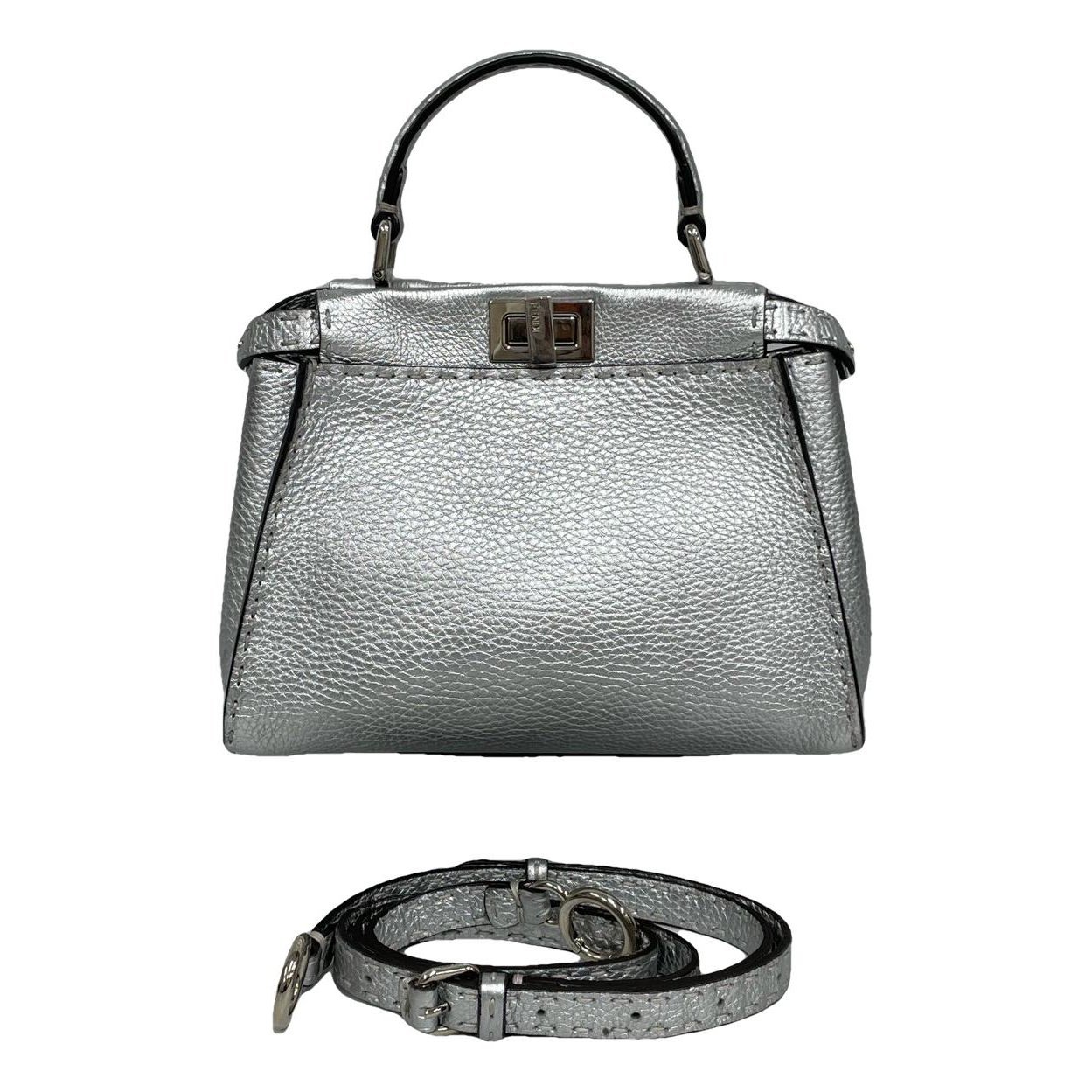 Peekaboo leather handbag