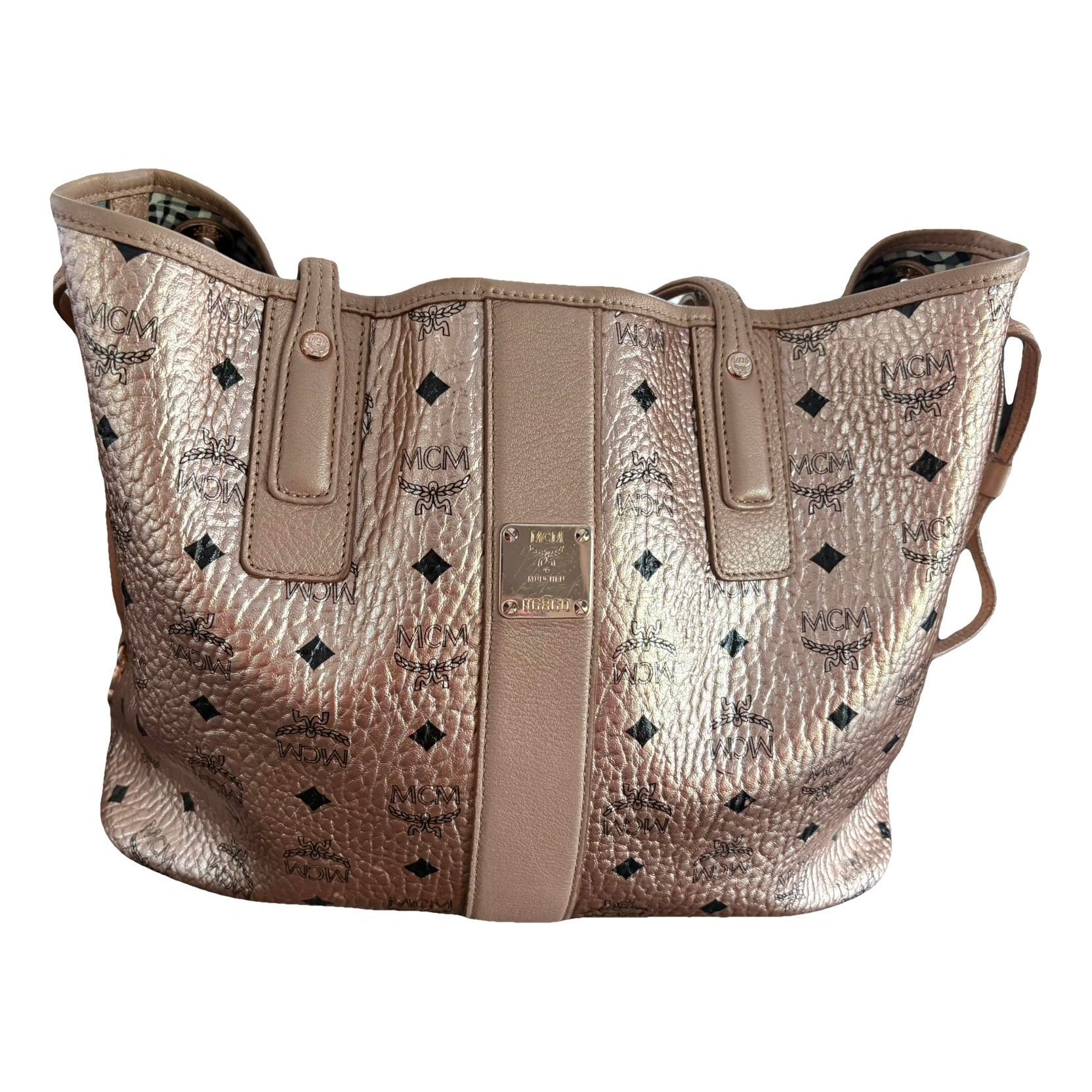 Leather tote