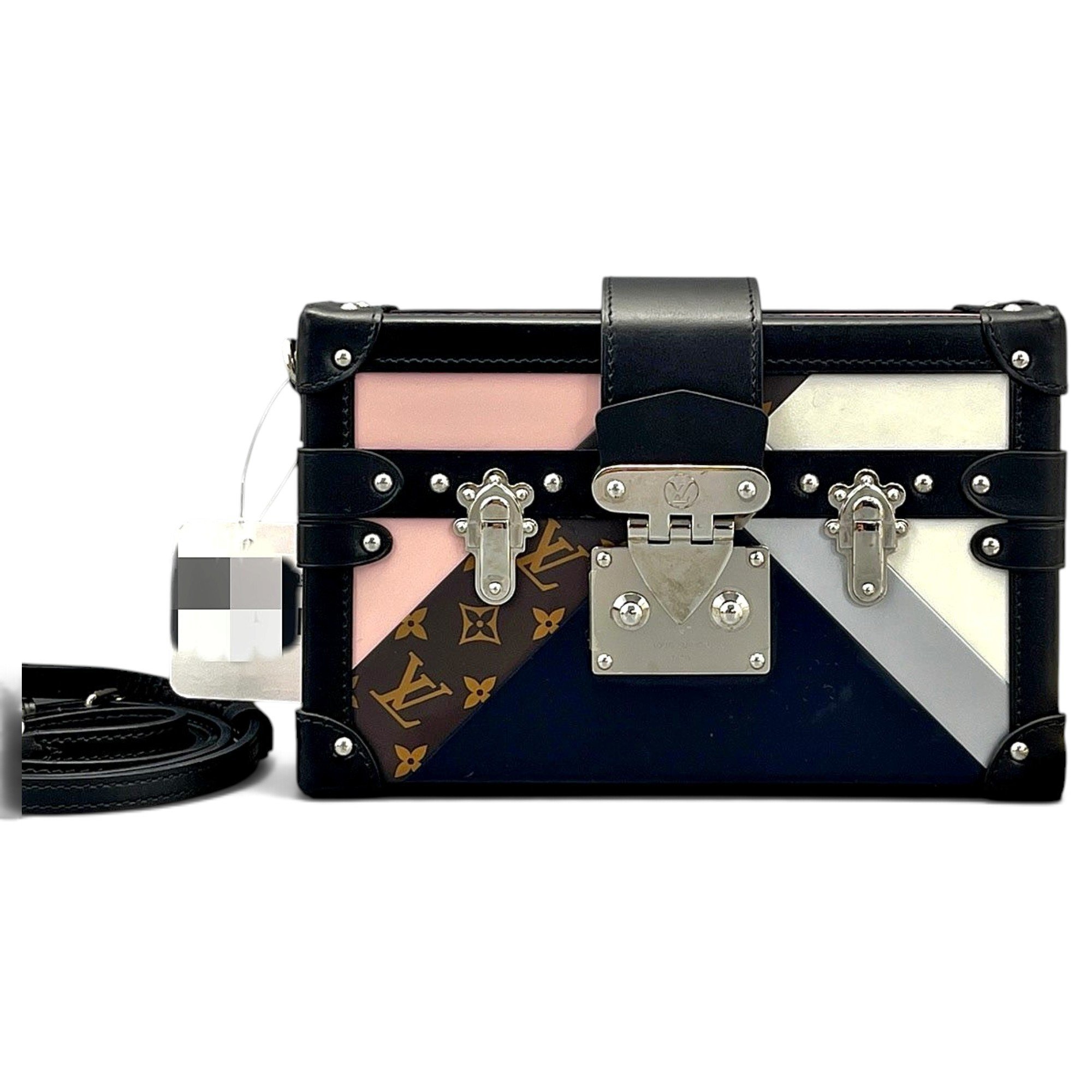 Pochette Trunk leather handbag