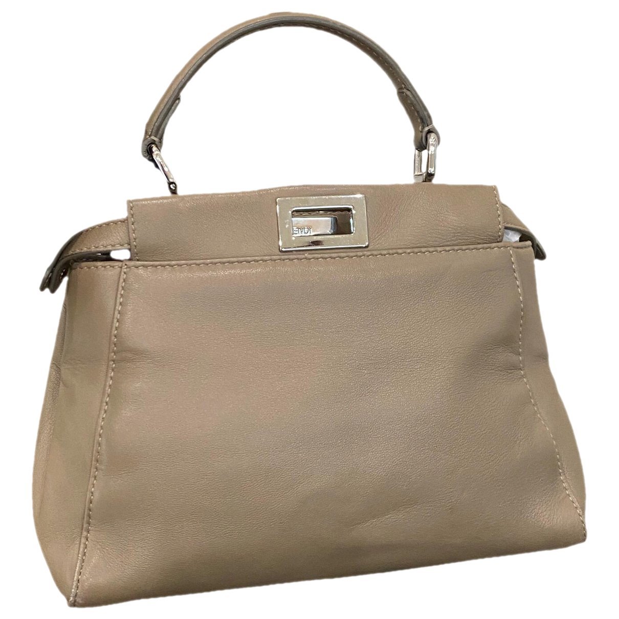Peekaboo leather handbag