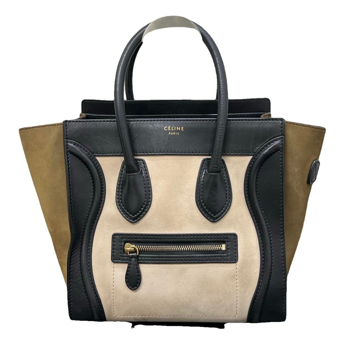 Luggage leather handbag