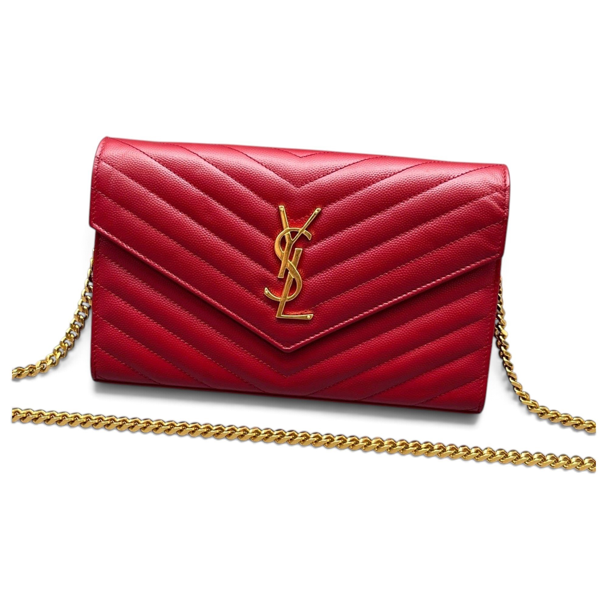 Portefeuille enveloppe leather handbag