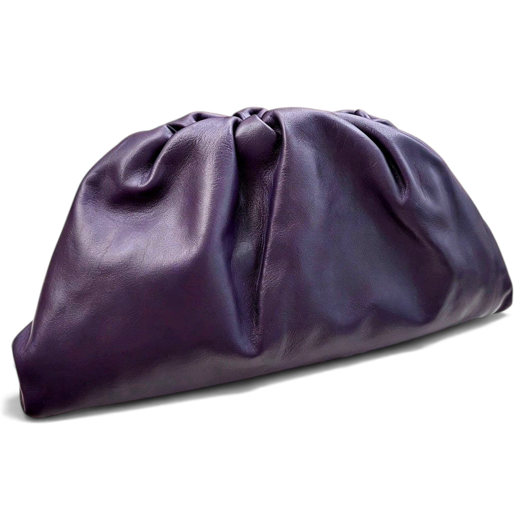 Pouch leather handbag