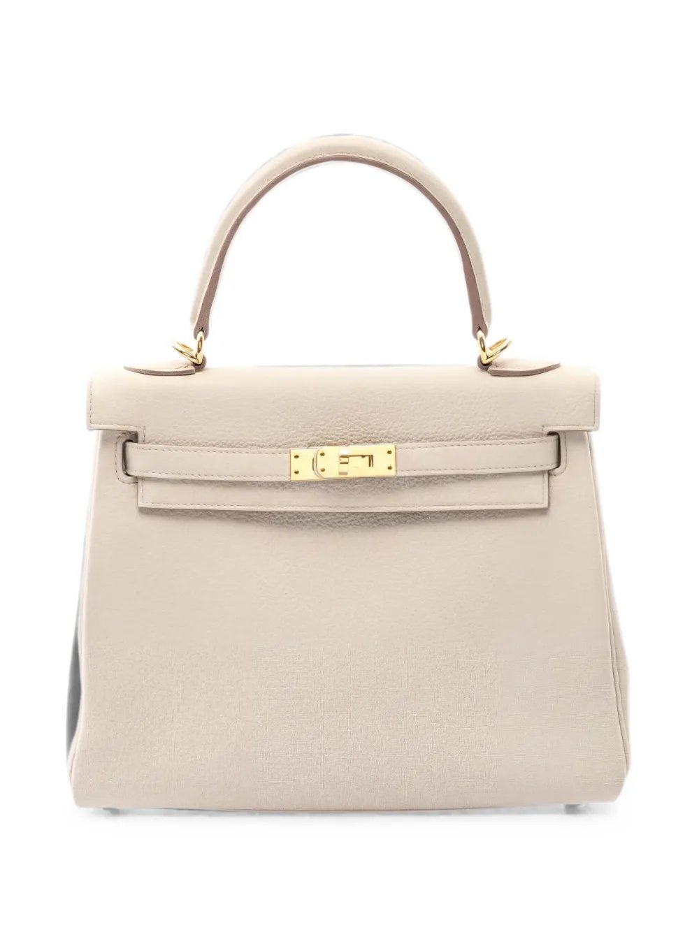 Hermes 2022 Kelly 25 Betton gold hardware leather tote bag