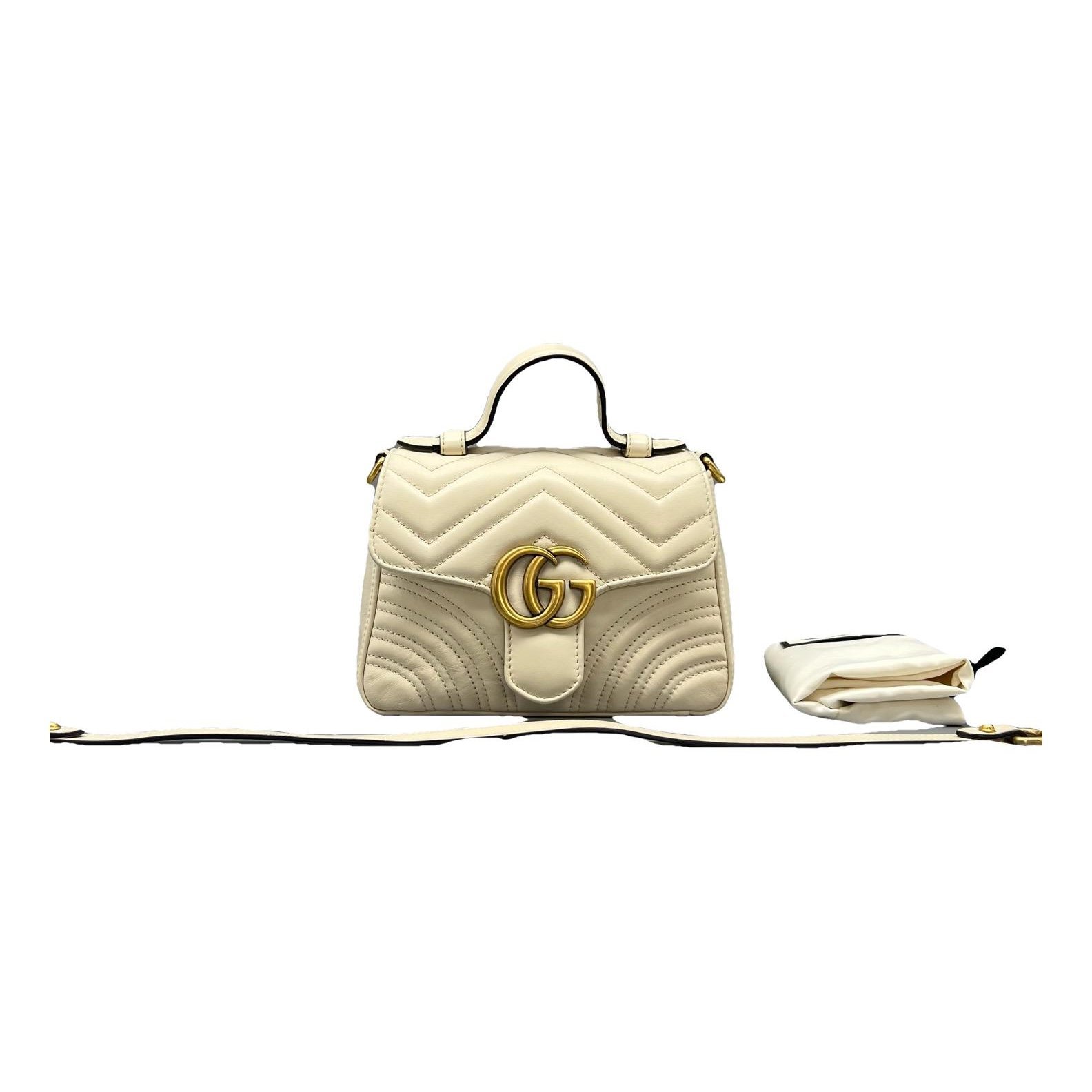 GG Marmont Flap leather handbag