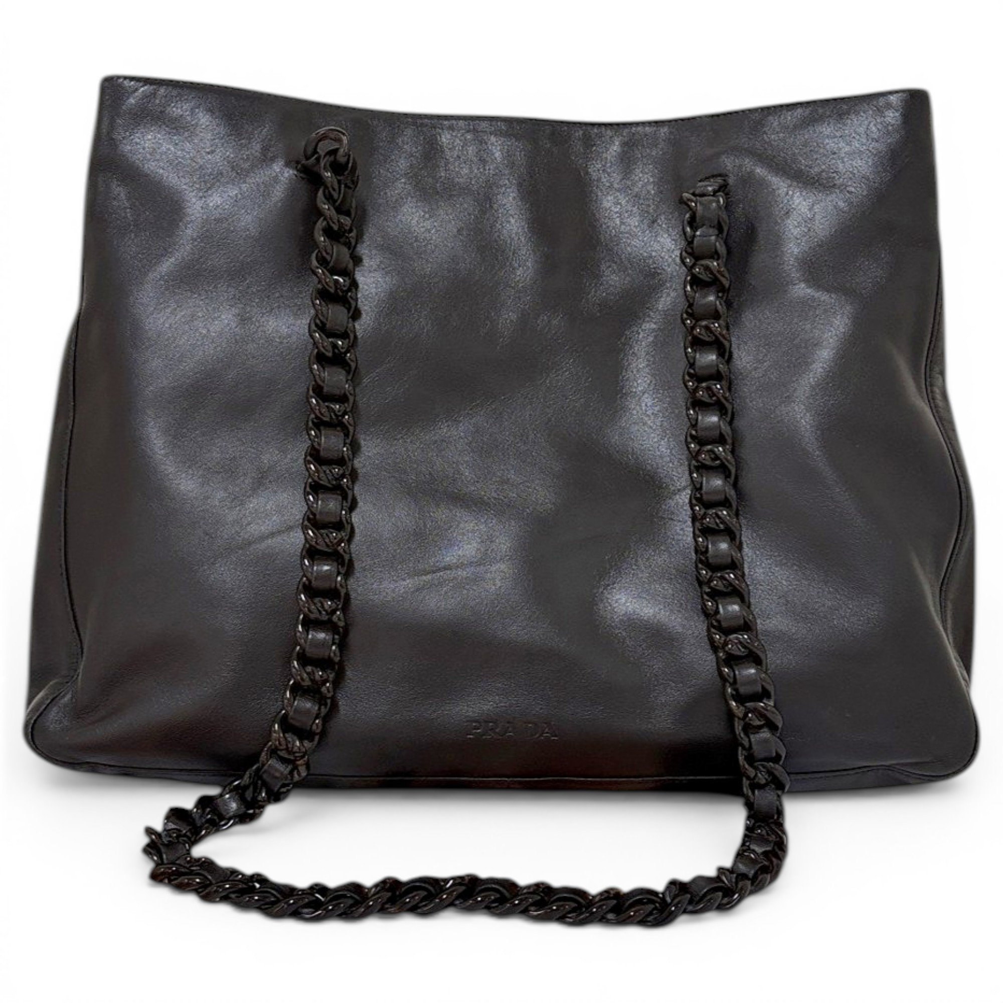 Leather handbag