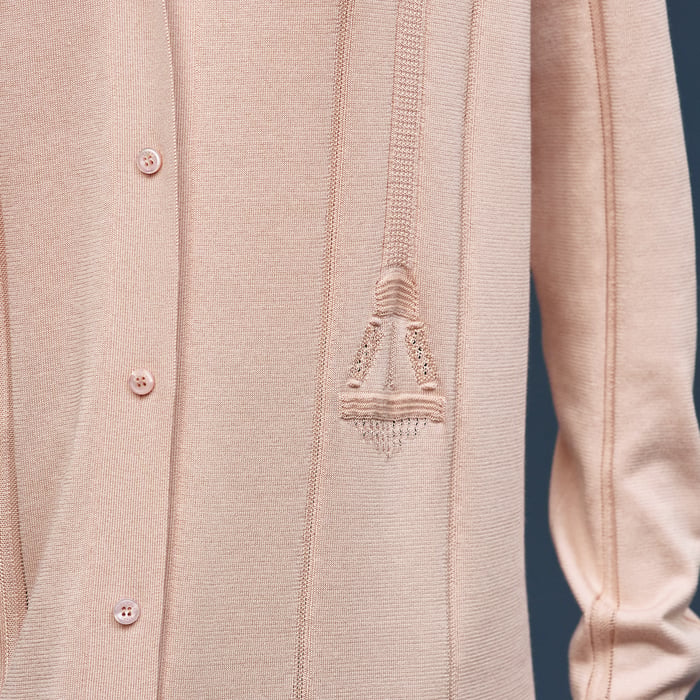 Rose Quartz "Etriers Remix" Buttoned Shirt