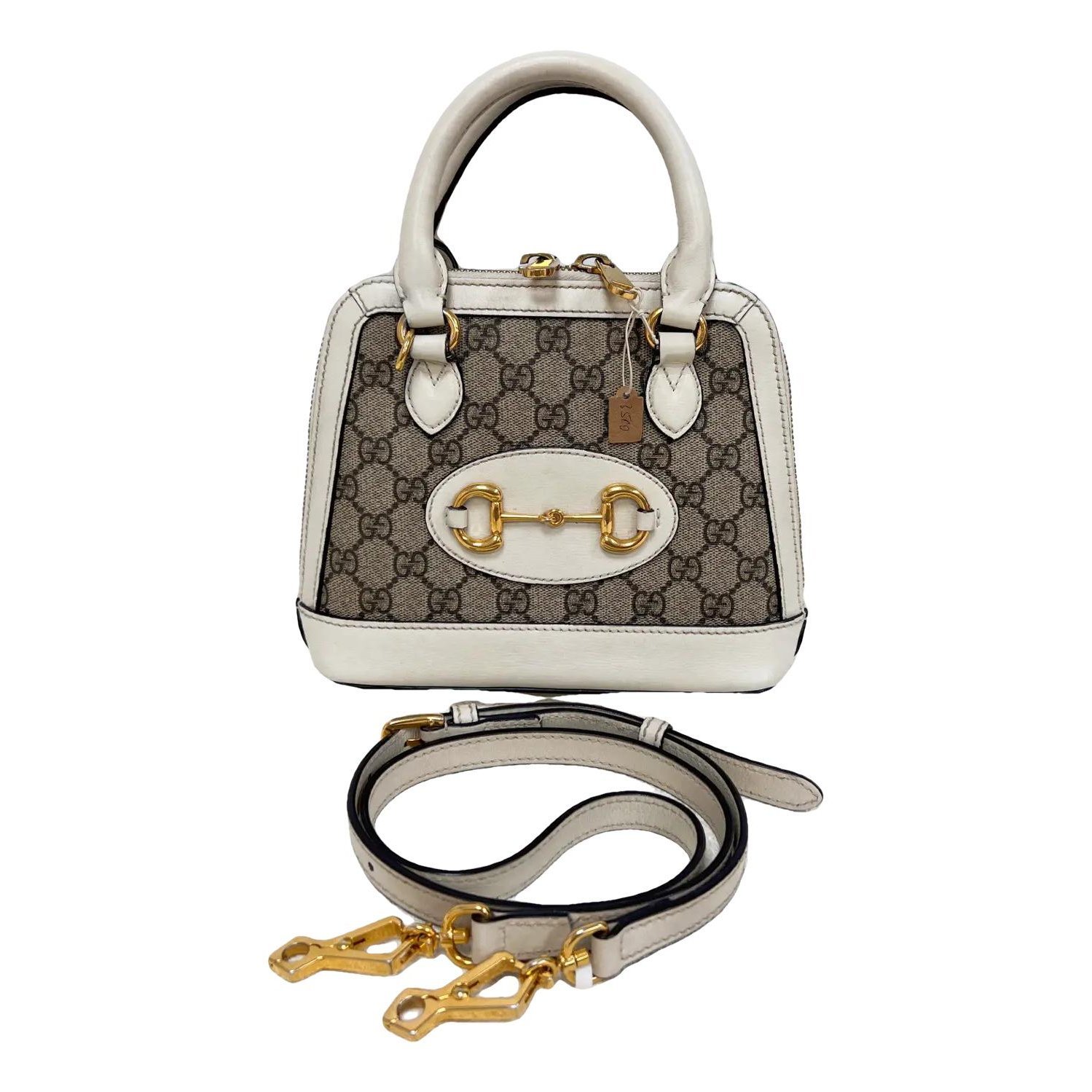 Handle Horsebit 1955 vinyl crossbody bag