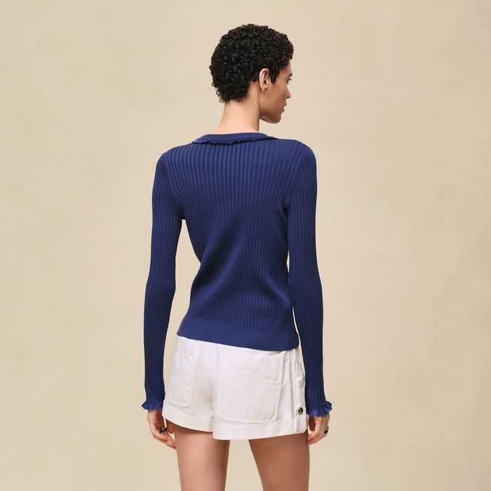Bleu Lagune Long-sleeve Sweater