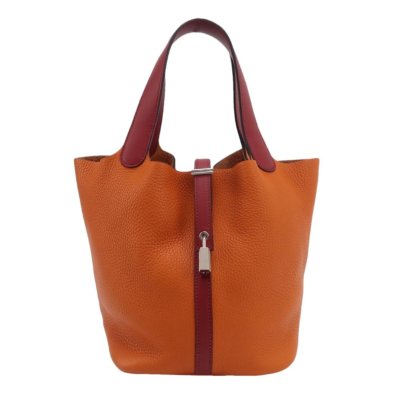 Picotin leather handbag