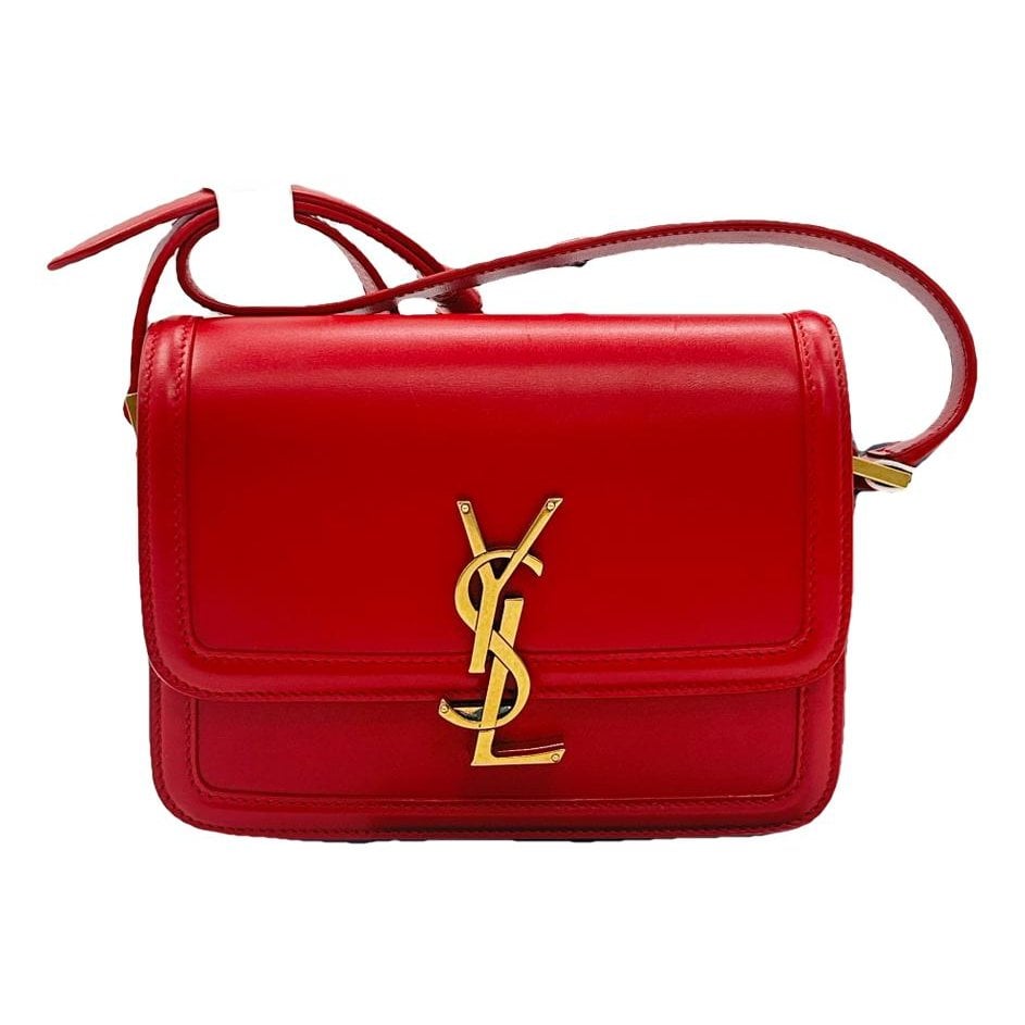 Solférino leather handbag