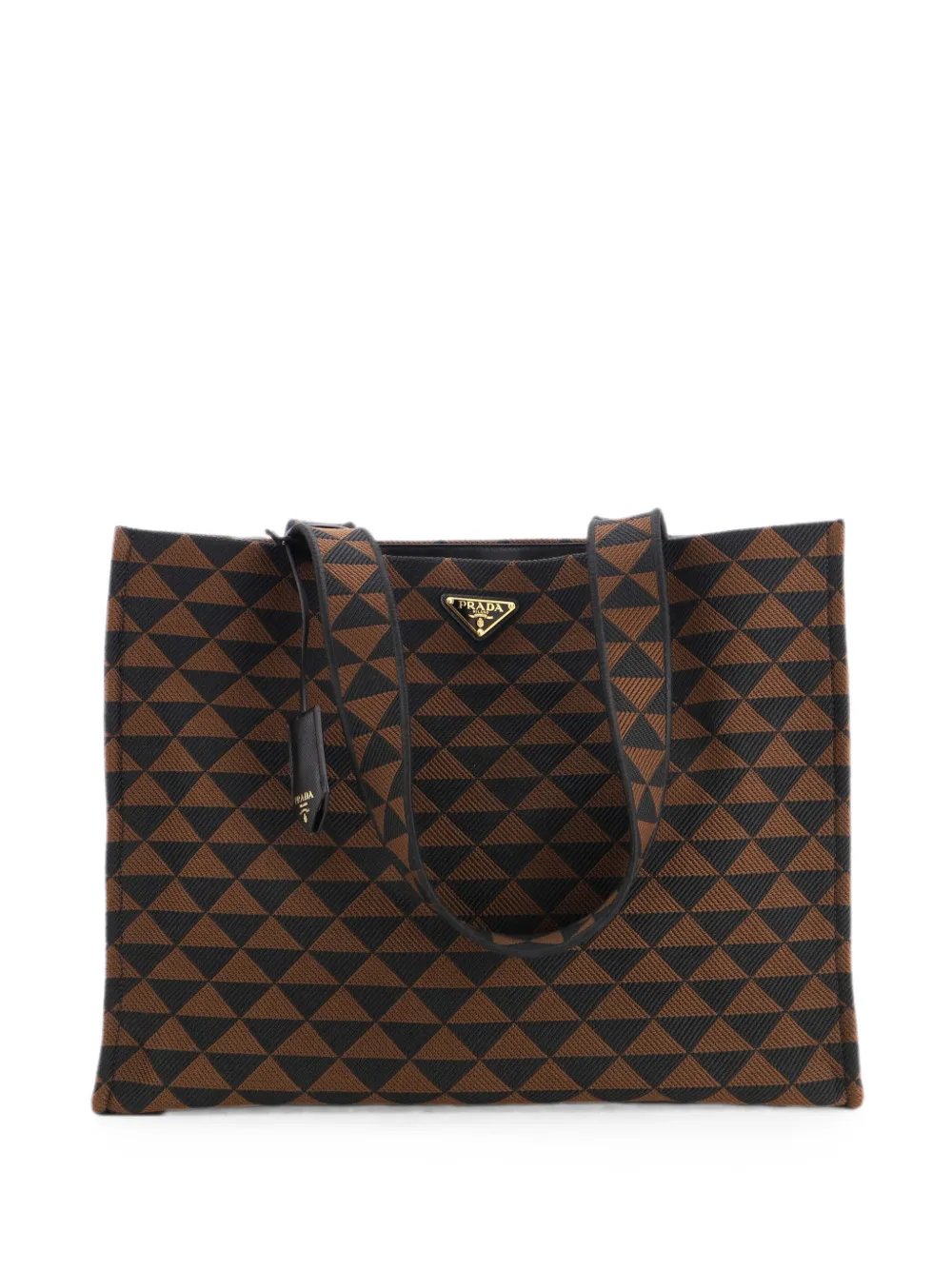 Symbole Shopper Jacquard Horizontal tote bag