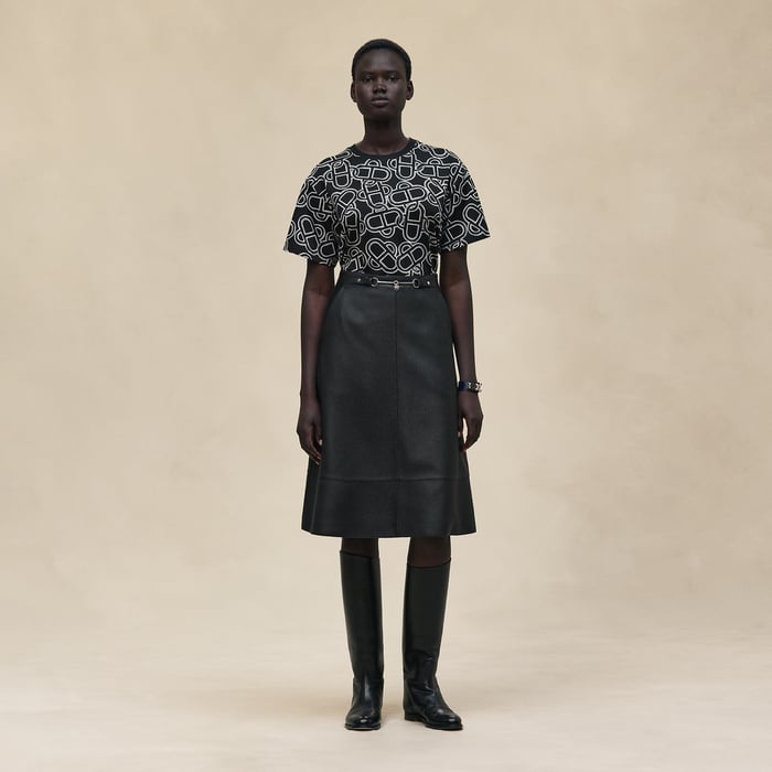 Noir "Maillon Equestre" Maxi T-shirt