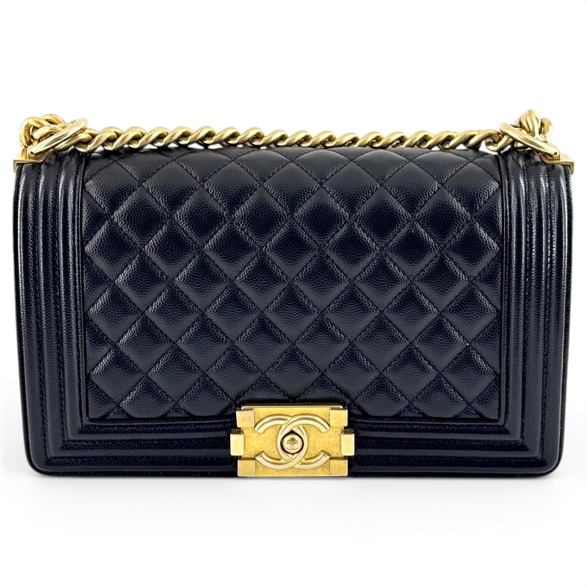 Boy leather crossbody bag