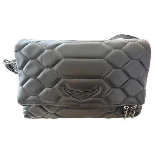 Rock leather crossbody bag
