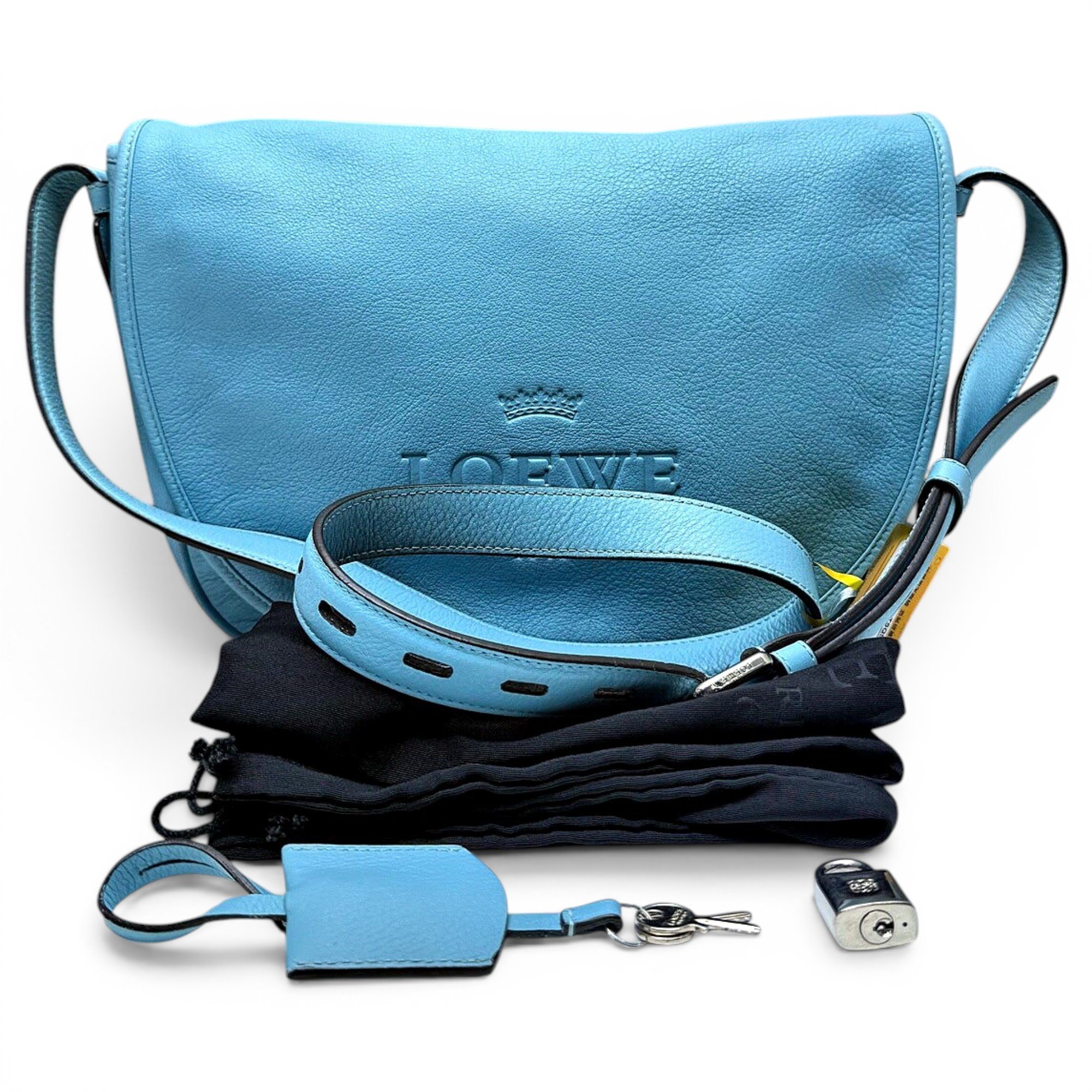 Leather handbag