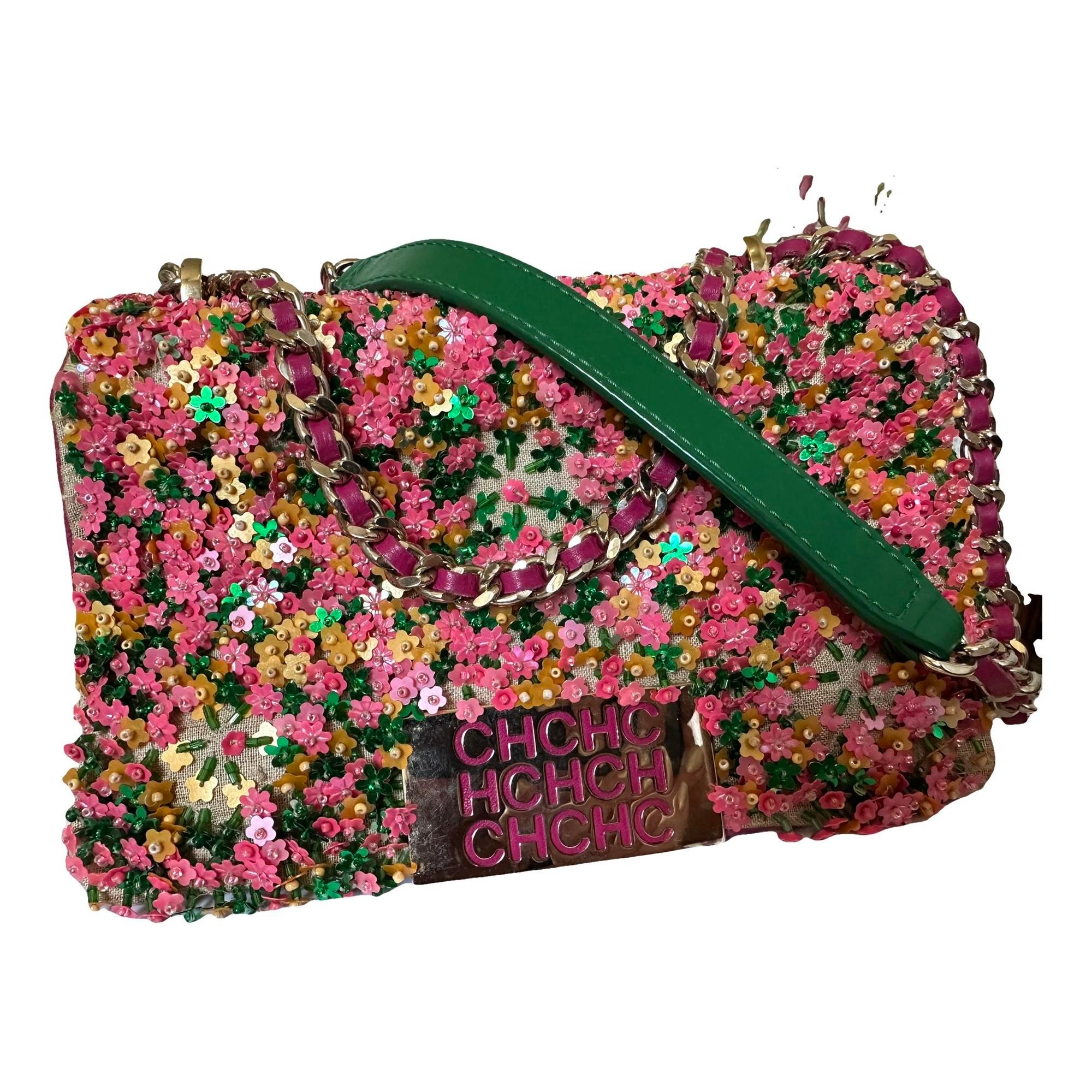 Carolina Herrera Glitter handbag