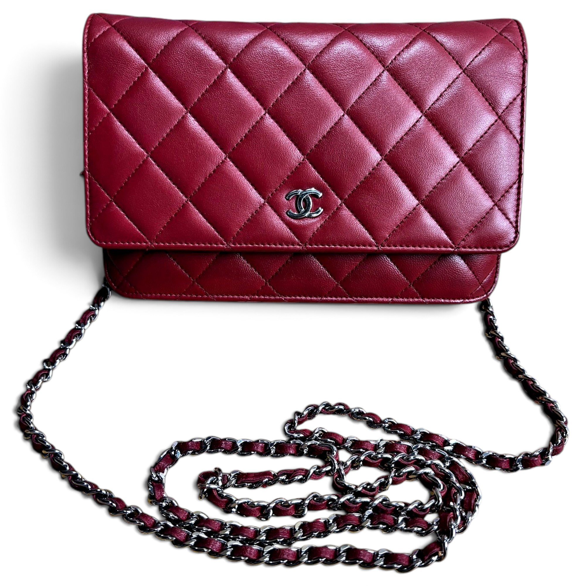 Wallet On Chain Timeless/Classique leather crossbody bag